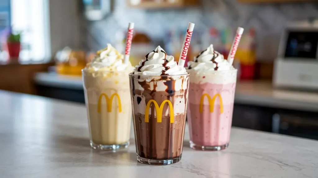 McDonald's Milkshake Menu With Prices