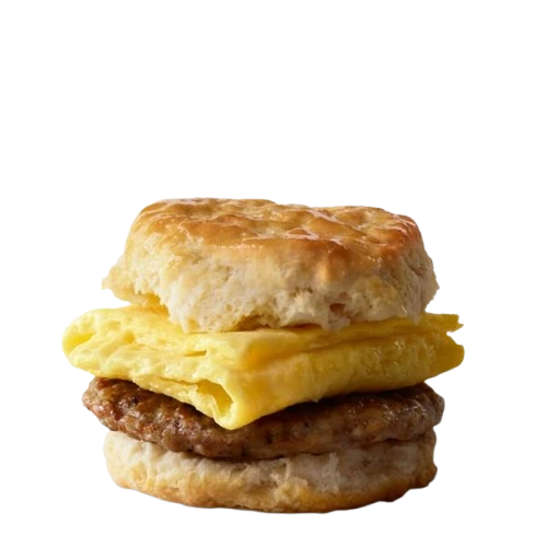 Sausage Biscuit with Egg
