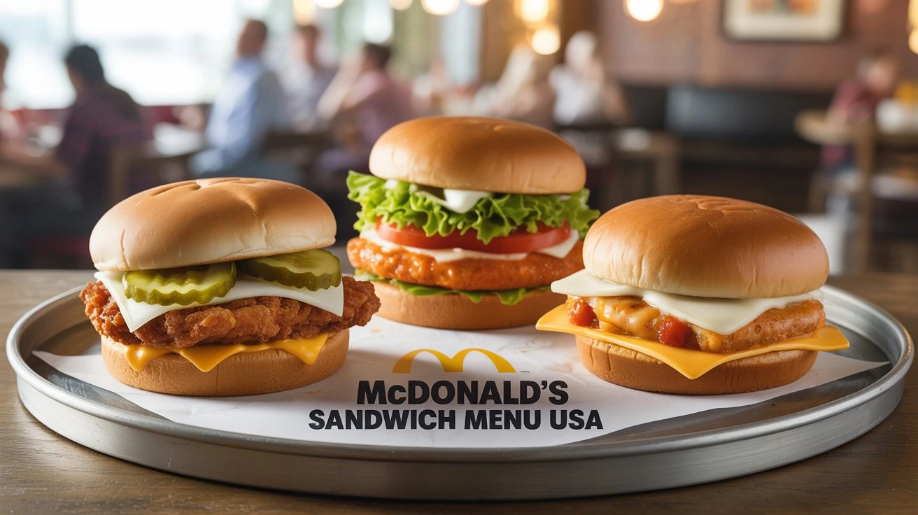 McDonald’s Sandwich Menu with Prices