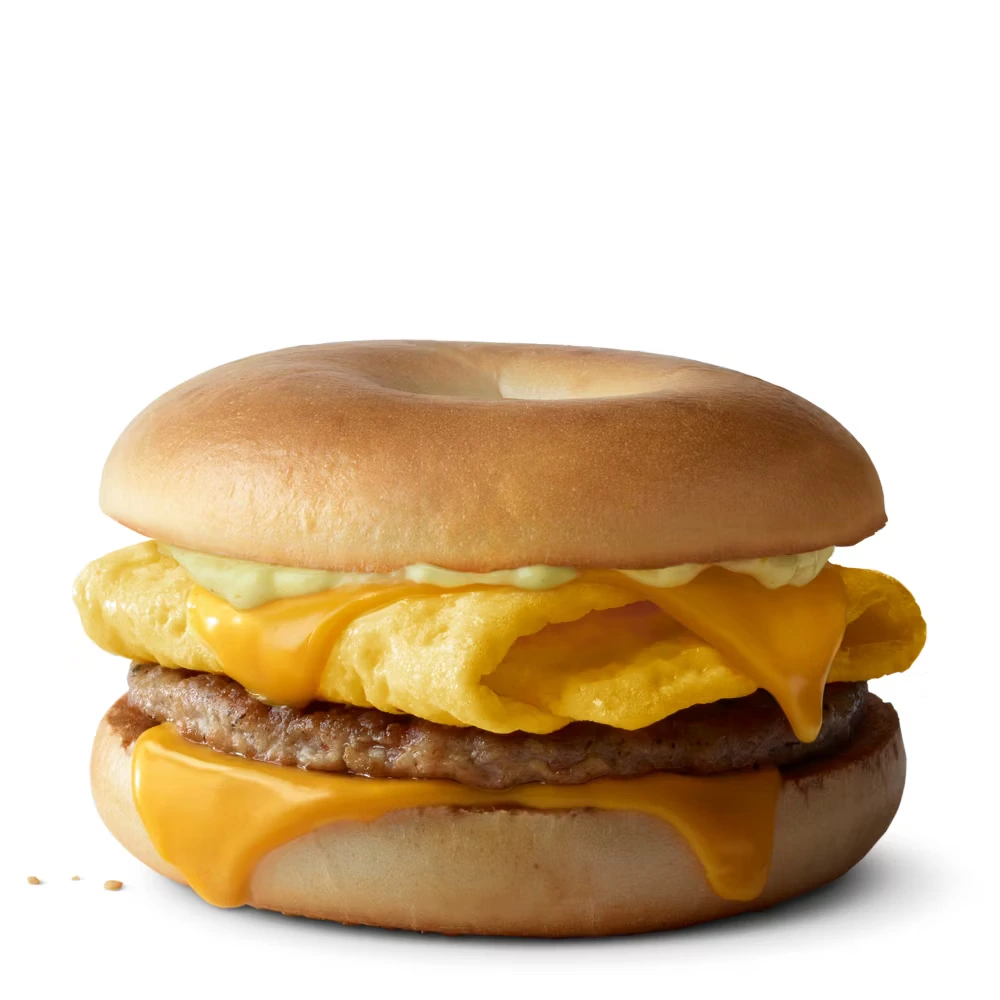 Sausage, Egg & Cheese Bagel