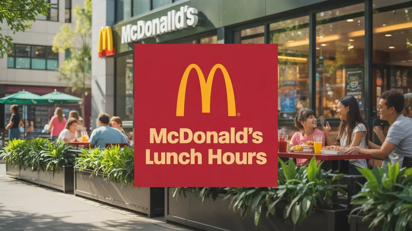 What Time Does McDonald’s Serve Lunch